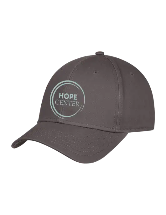 Charcoal Structured Cap Hook & Loop w/Hope Center Logo