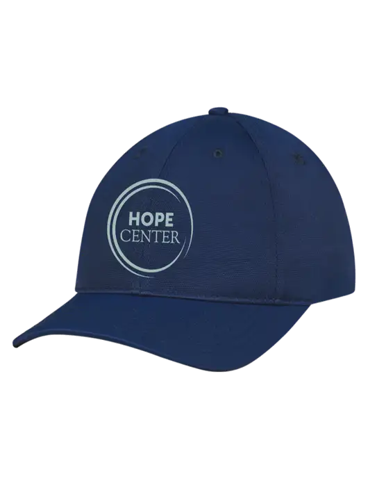 Navy Nylon Twill Performance Cap w/Hope Center Logo