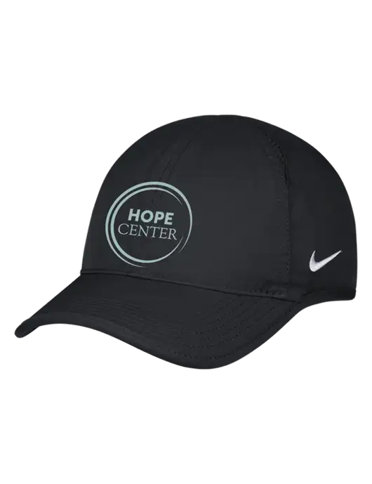 Nike Black Featherlight Cap w/Hope Center Logo