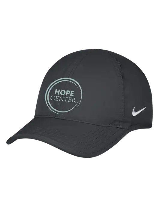 Nike Charcoal Featherlight Cap w/Hope Center Logo
