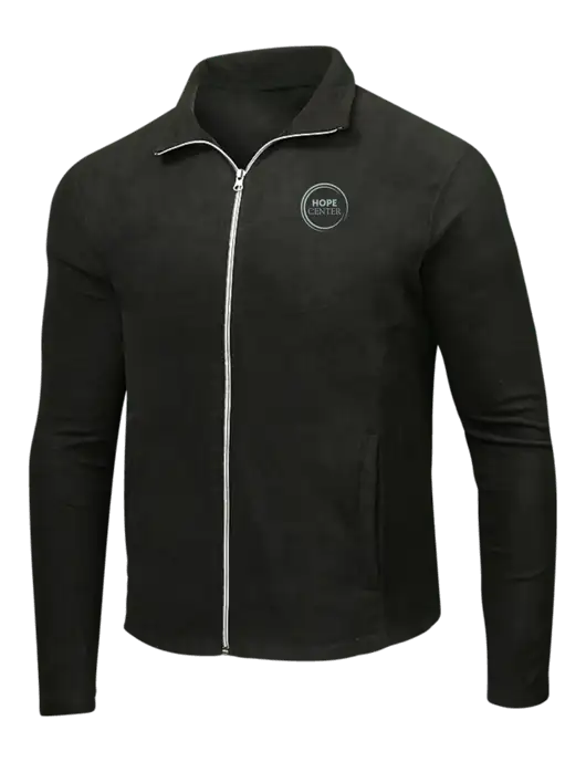 Black Microfleece Jacket w/Hope Center Logo