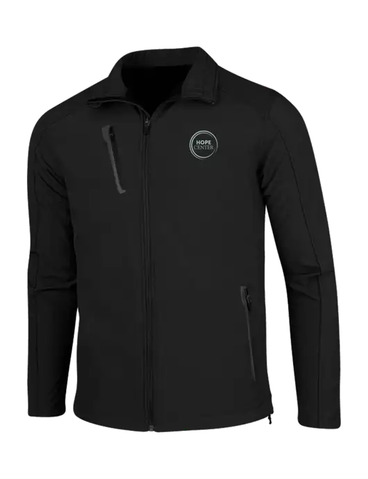 Black Welded Softshell Jacket w/Hope Center Logo