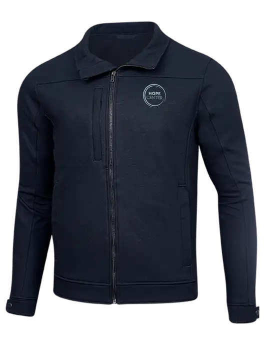 Cornerstone Navy Duck Bonded Soft Shell Jacket w/Hope Center Logo