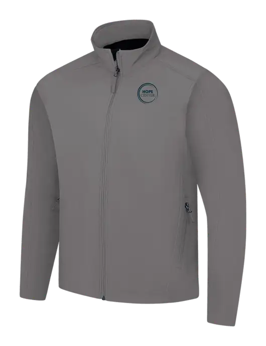 Medium Grey Core Soft Shell Jacket w/Hope Center Logo