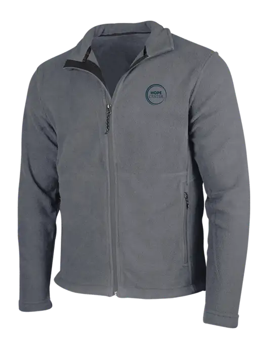 Medium Grey Fleece Jacket w/Hope Center Logo