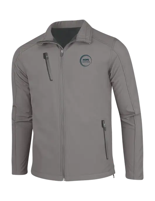 Medium Grey Welded Softshell Jacket w/Hope Center Logo