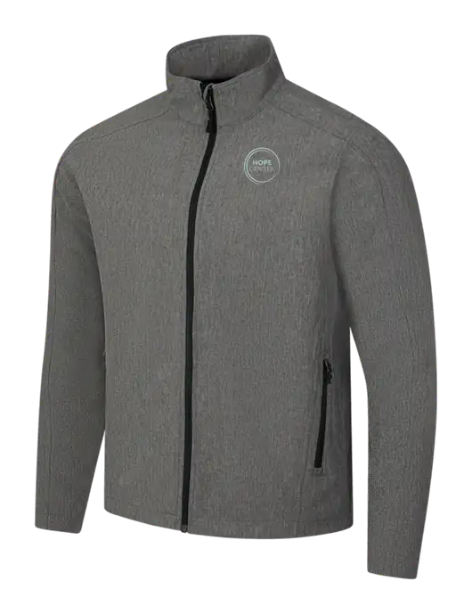 Medium Grey Heather Core Soft Shell Jacket w/Hope Center Logo
