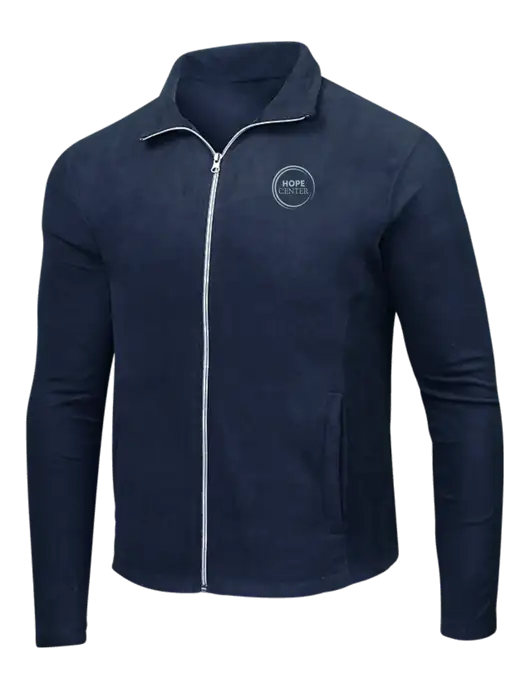 Navy Microfleece Jacket w/Hope Center Logo