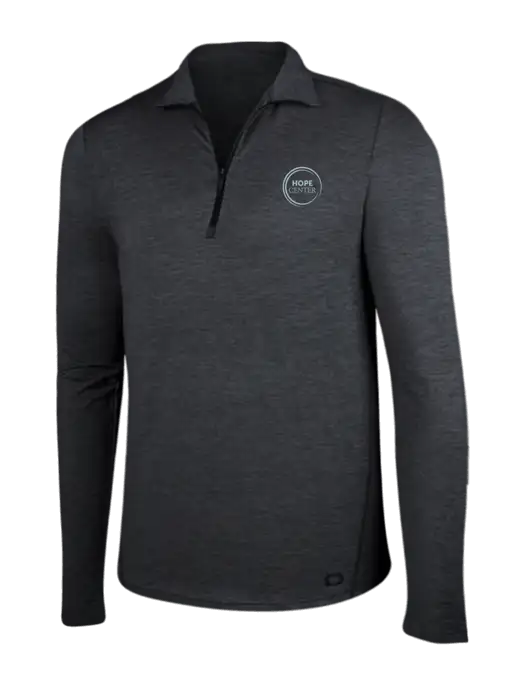 OGIO Blacktop Heather Endurance Force 1/4 Zip w/Hope Center Logo