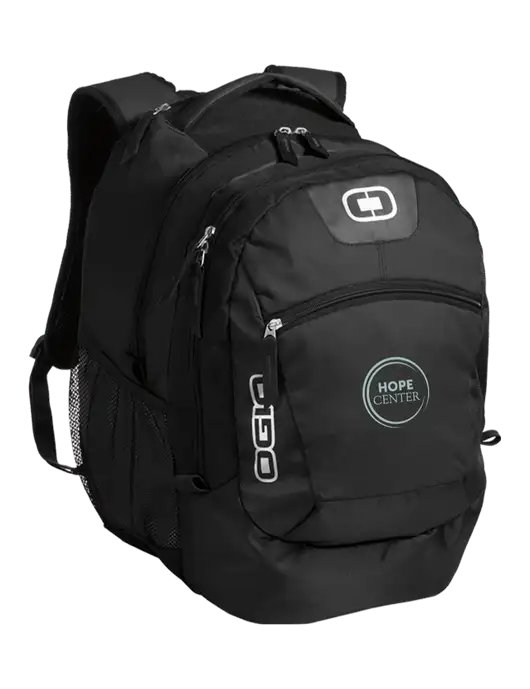 OGIO Black Rogue Pack
 w/Hope Center Logo