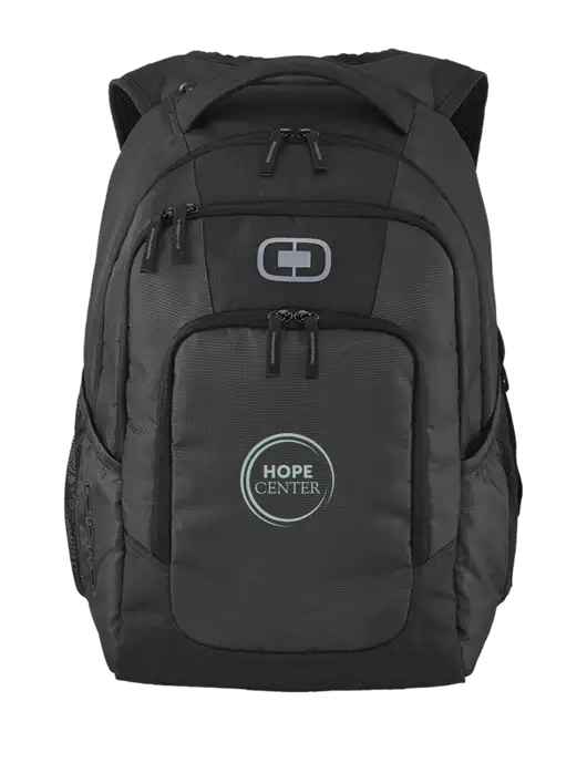 OGIO Diesel Grey Logan Laptop Backpack
 w/Hope Center Logo