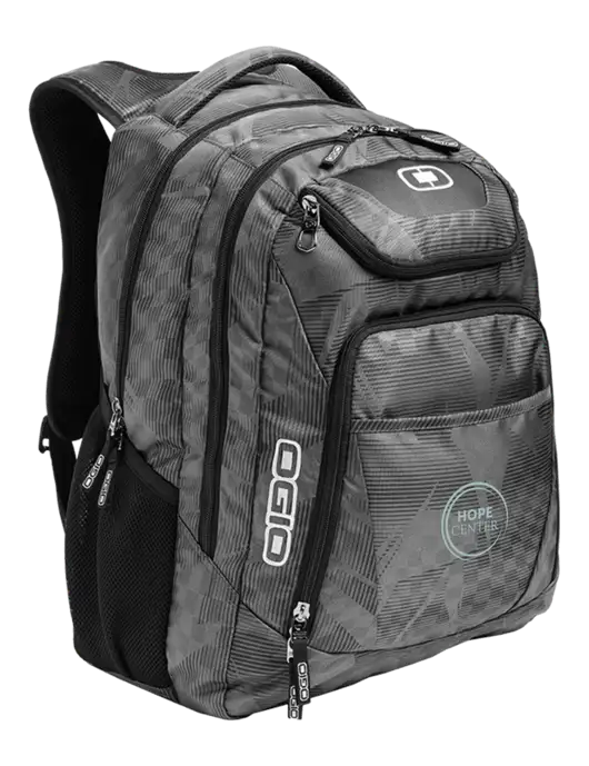 OGIO Race Day Silver Excelsior Laptop Backpack w/Hope Center Logo