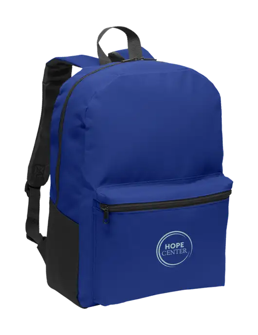 Casual Twilight Blue Lightweight Laptop Backpack w/Hope Center Logo
